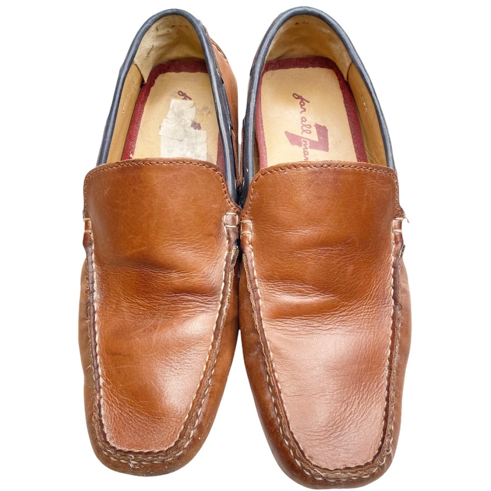 7 For All Man Kind Leather Shoes Mens Size 8 Gently Worn